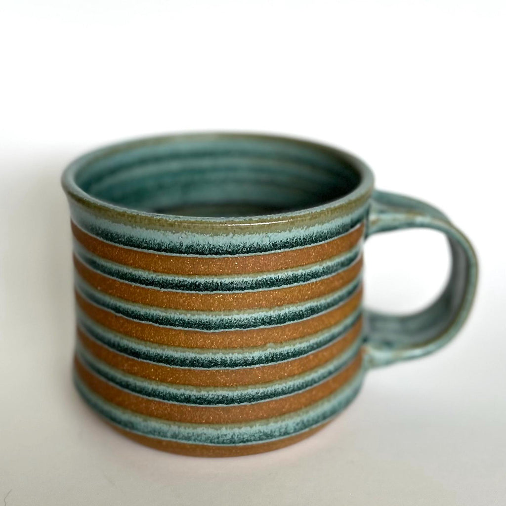 Funky Stripes Soup Mug: XXL, chili, latte, large