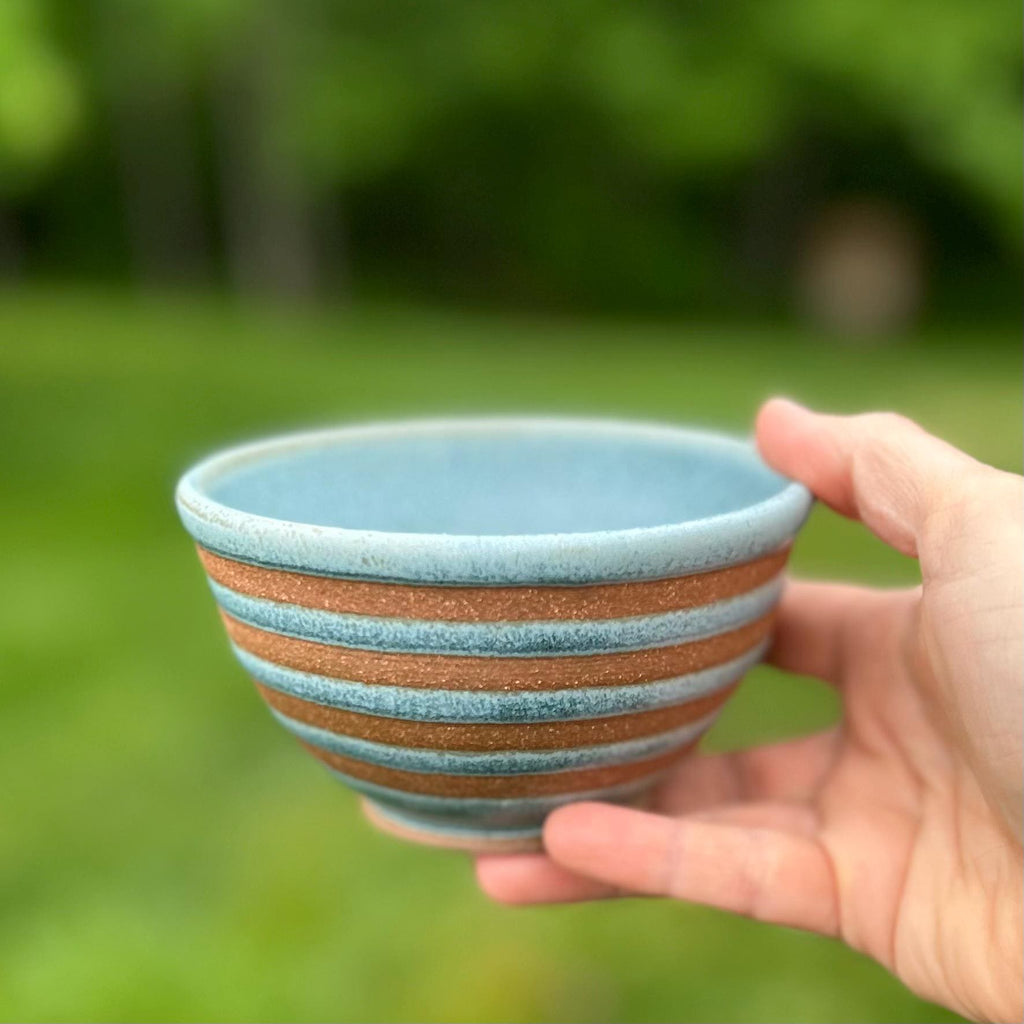 Funky Stripes Ice Cream Bowl: Small for Salsa, Prep, Mise en Place, Dips